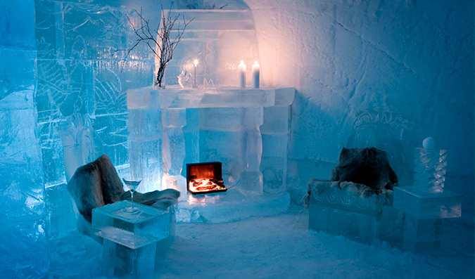 מלון קרח Sorrisniva Igloo