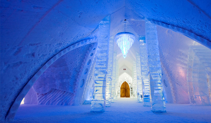 מלון קרח Hotel de Glace